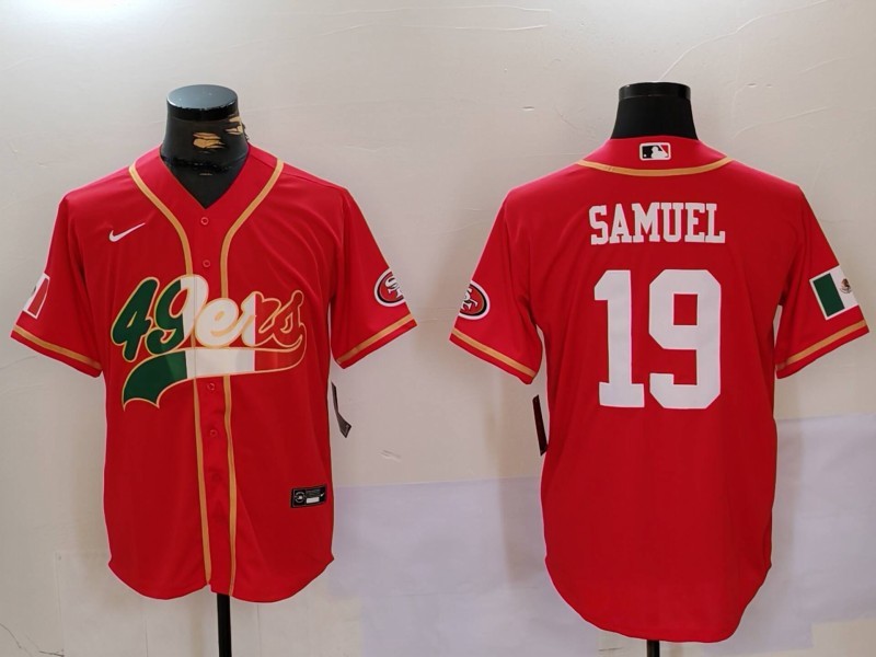 Men's San Francisco 49ers Deebo Samuel #19 Scarlet Jersey